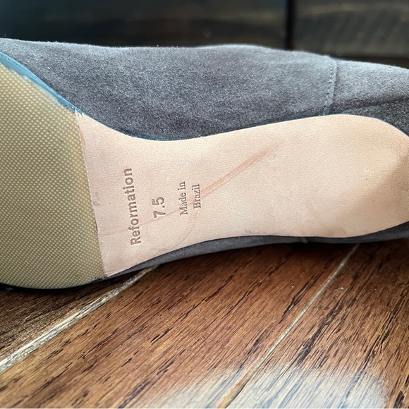 Reformation Roberta Brown Suede Boots - Picture 9 of 9